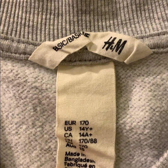 Grey long sleeve crop top - Picture 4 of 4